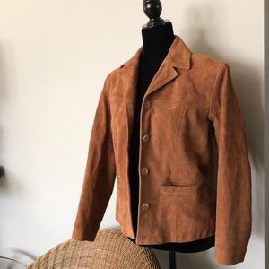 Land’s End Tan Suede Jacket